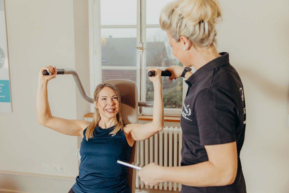 Krafttraining bei Physiotherapie Dallau